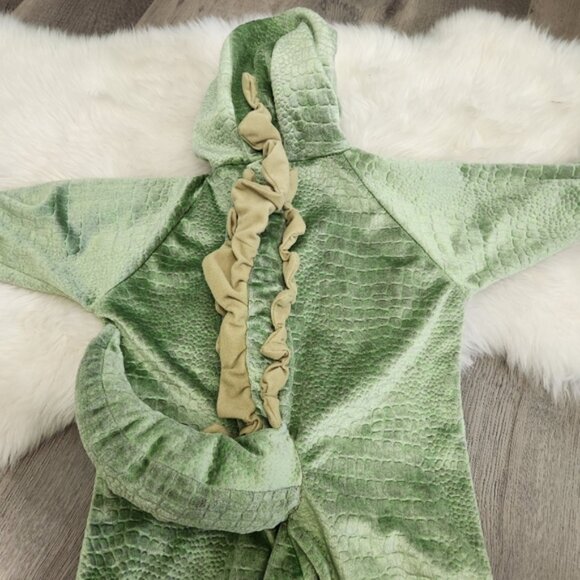 Green Dragon/Dinosaur Plush Toddler Halloween Costume Size 2-3 Yrs - Picture 10 of 14